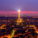 The Eiffel Tower With Light On The Top | SUPERPOBYT Travel