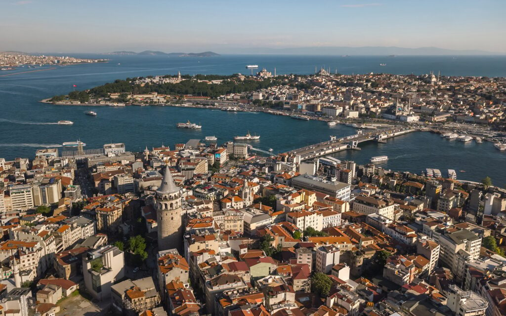 High angled view of Istanbul