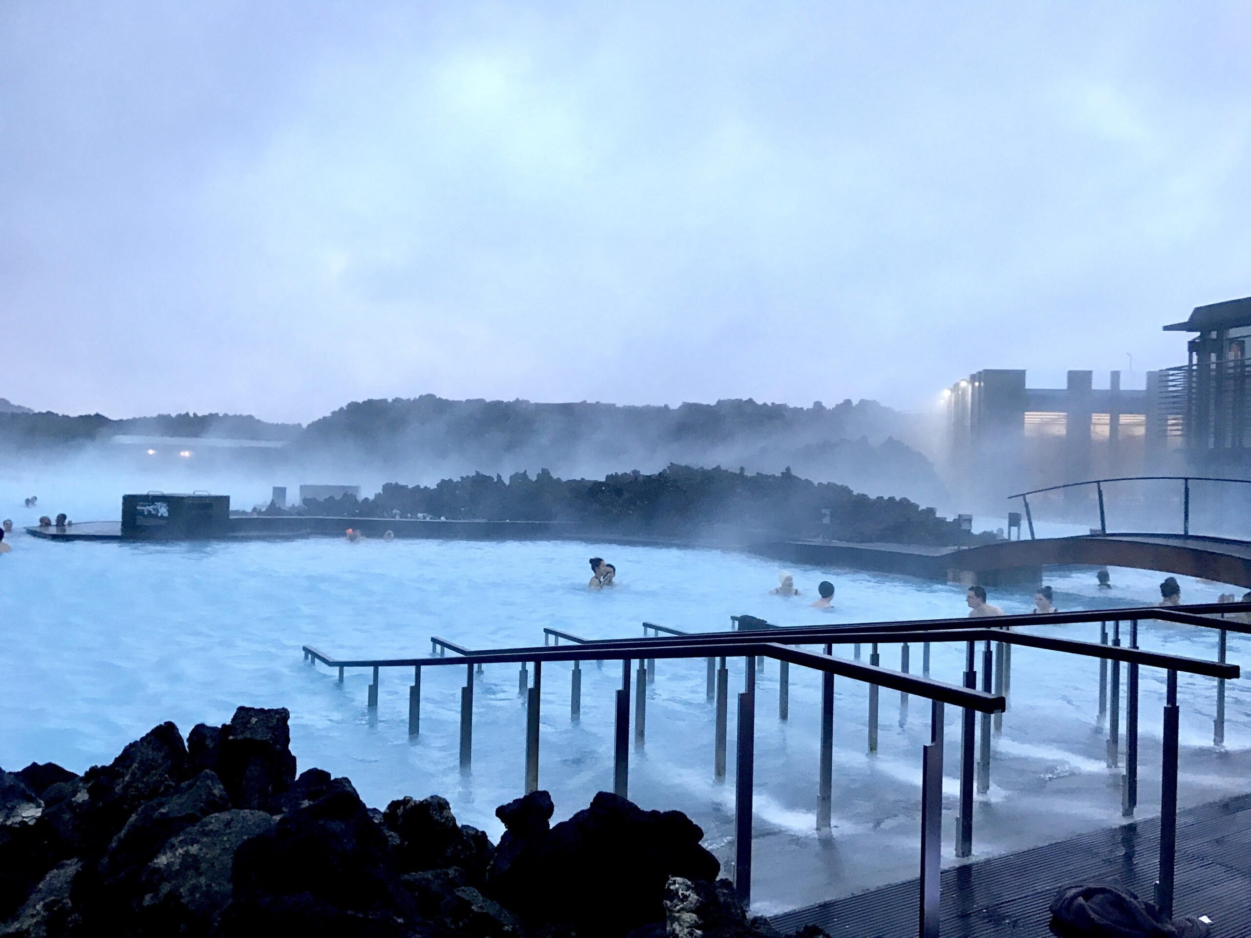 Famous Hot Springs And Dramatic Volcanic Island Scenery In Iceland